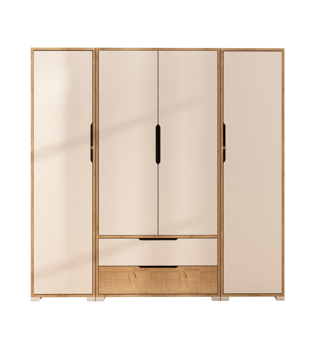 Ντουλάπα Makri Λευκό 184x45x183 εκ. Μελαμίνης