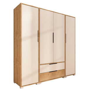 Ντουλάπα Makri Λευκό 184x45x183 εκ. Μελαμίνης