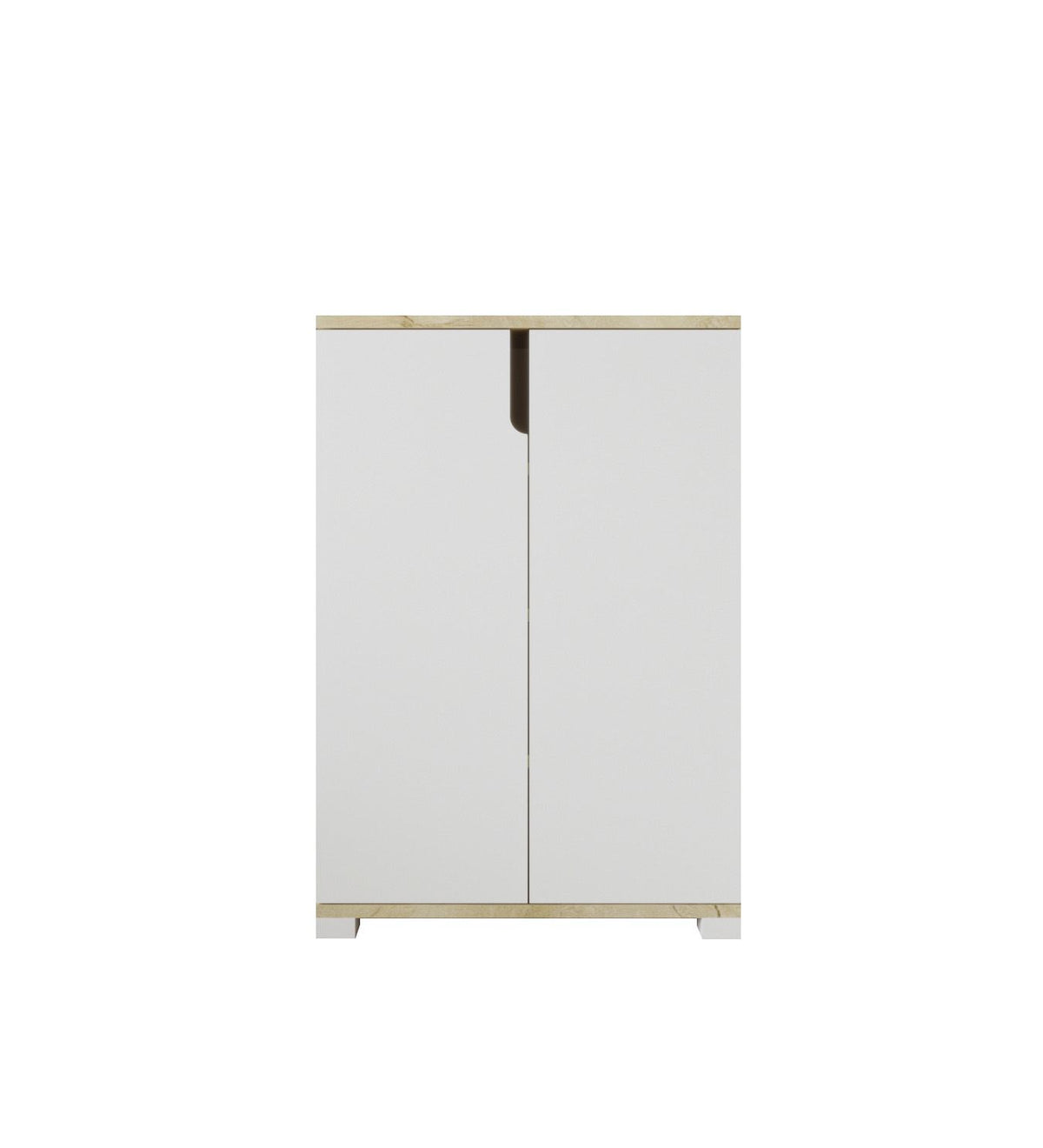 Παπουτσοθήκη Gavrio Δρυς Sapphire - Λευκό 60x34x97 εκ. Μελαμίνης