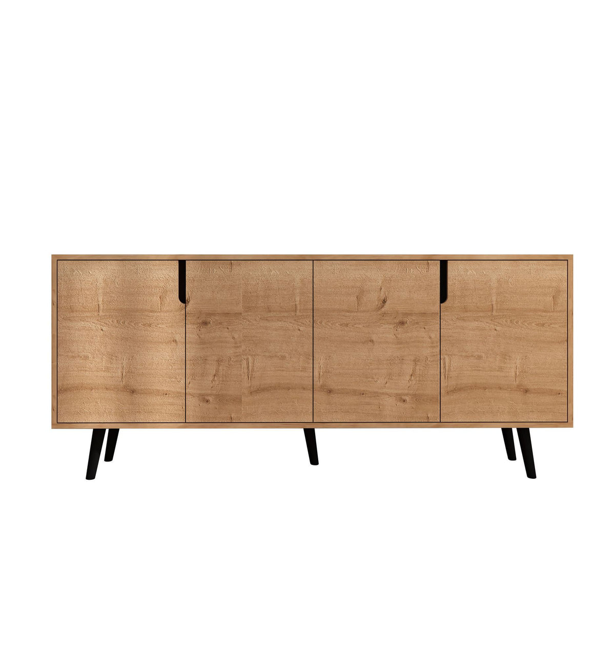 Κονσόλα Agistri Με Ράφια Δρυς Sapphire 180x45x80 εκ. Μελαμίνης