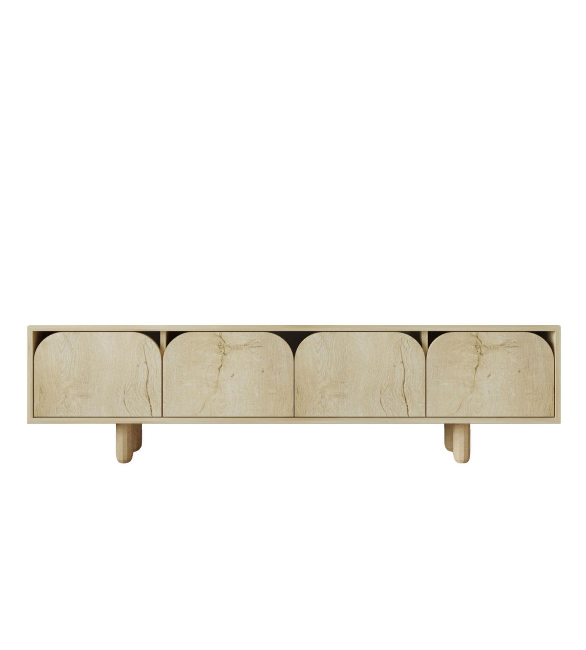 Έπιπλο Τηλεόρασης Kentavros Δρυς Sapphire 180x29.8x48 εκ. Μελαμίνης