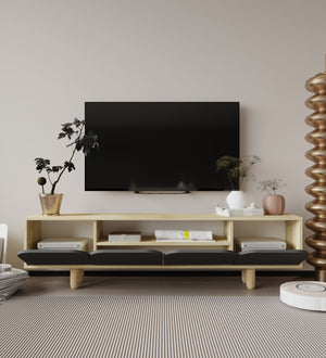 Έπιπλο Τηλεόρασης Kentavros Δρυς Sapphire - Ανθρακί 180x29.8x48 εκ. Μελαμίνης