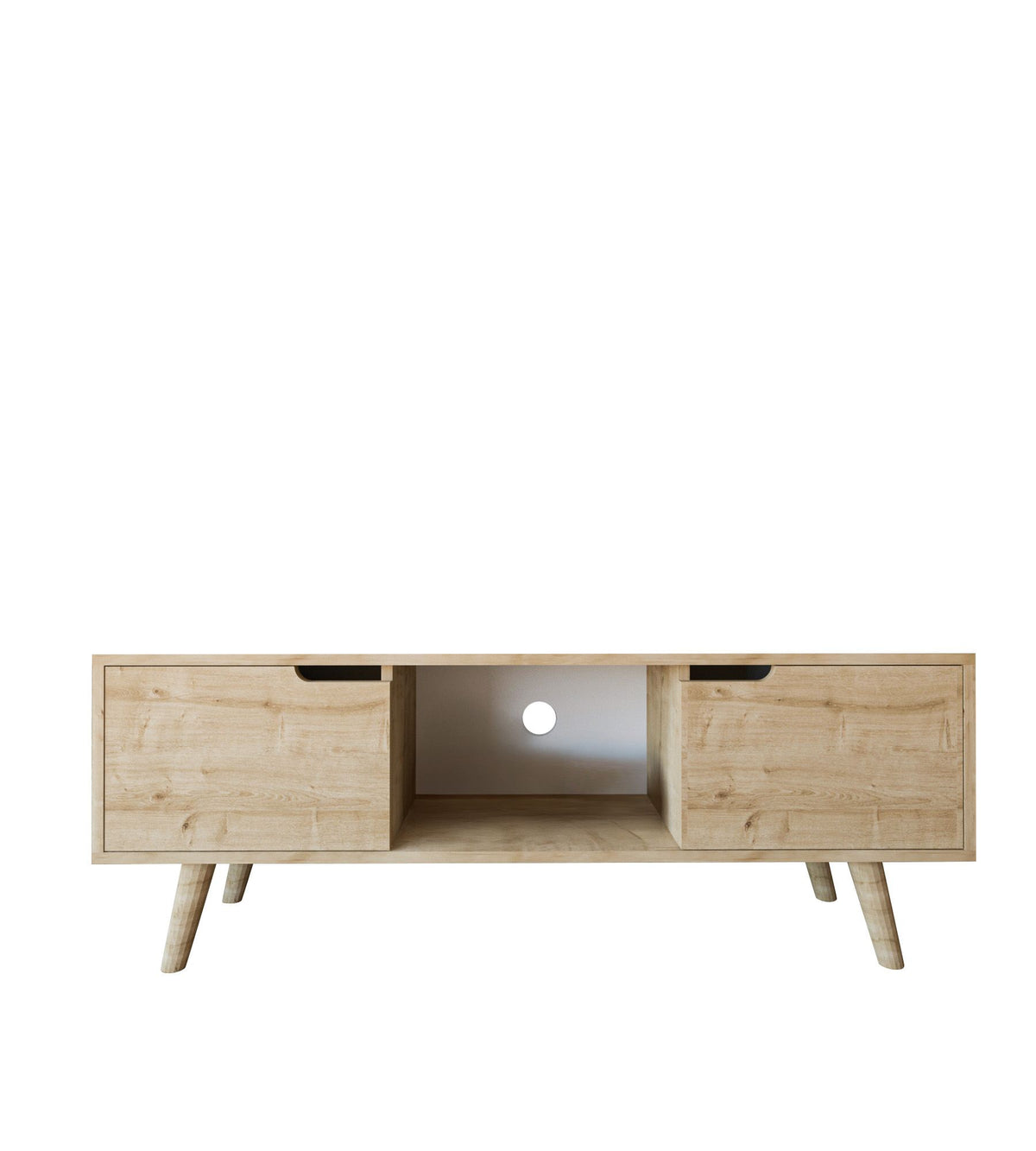 Έπιπλο Τηλεόρασης Finiki Δρυς Sapphire 139.7x53x53 εκ. Μελαμίνης