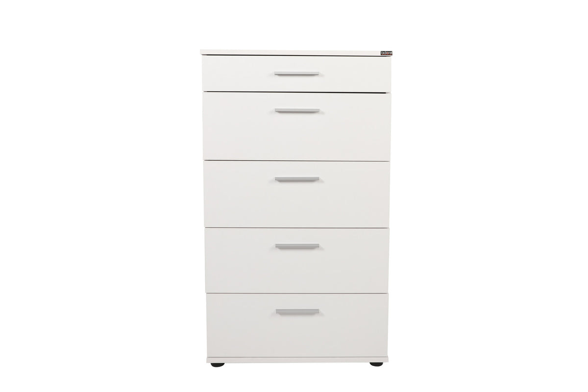 Συρταριέρα Arfara Λευκό 60x44x108 εκ. Μελαμίνης