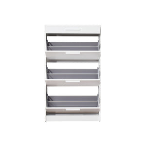 Παπουτσοθήκη Tagarades Diamond - Λευκό 75x29x128 εκ. Μελαμίνης