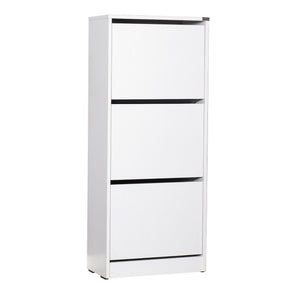 Παπουτσοθήκη Strofades Λευκό 51x26x119 εκ. Μελαμίνης