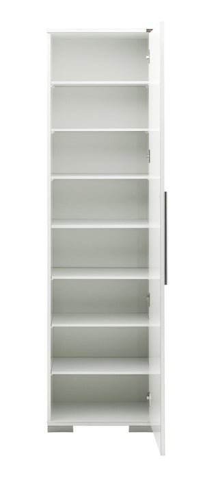 Στήλη Αποθήκευσης Apeiranthos Λευκό 50x35x187 εκ. Μελαμίνης