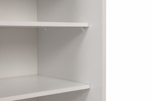 Παπουτσοθήκη Prosotsani Λευκό 91x37x105 εκ. Μελαμίνης