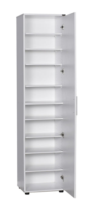 Παπουτσοθήκη Sousaki Λευκό 45x36x187 εκ. Μελαμίνης