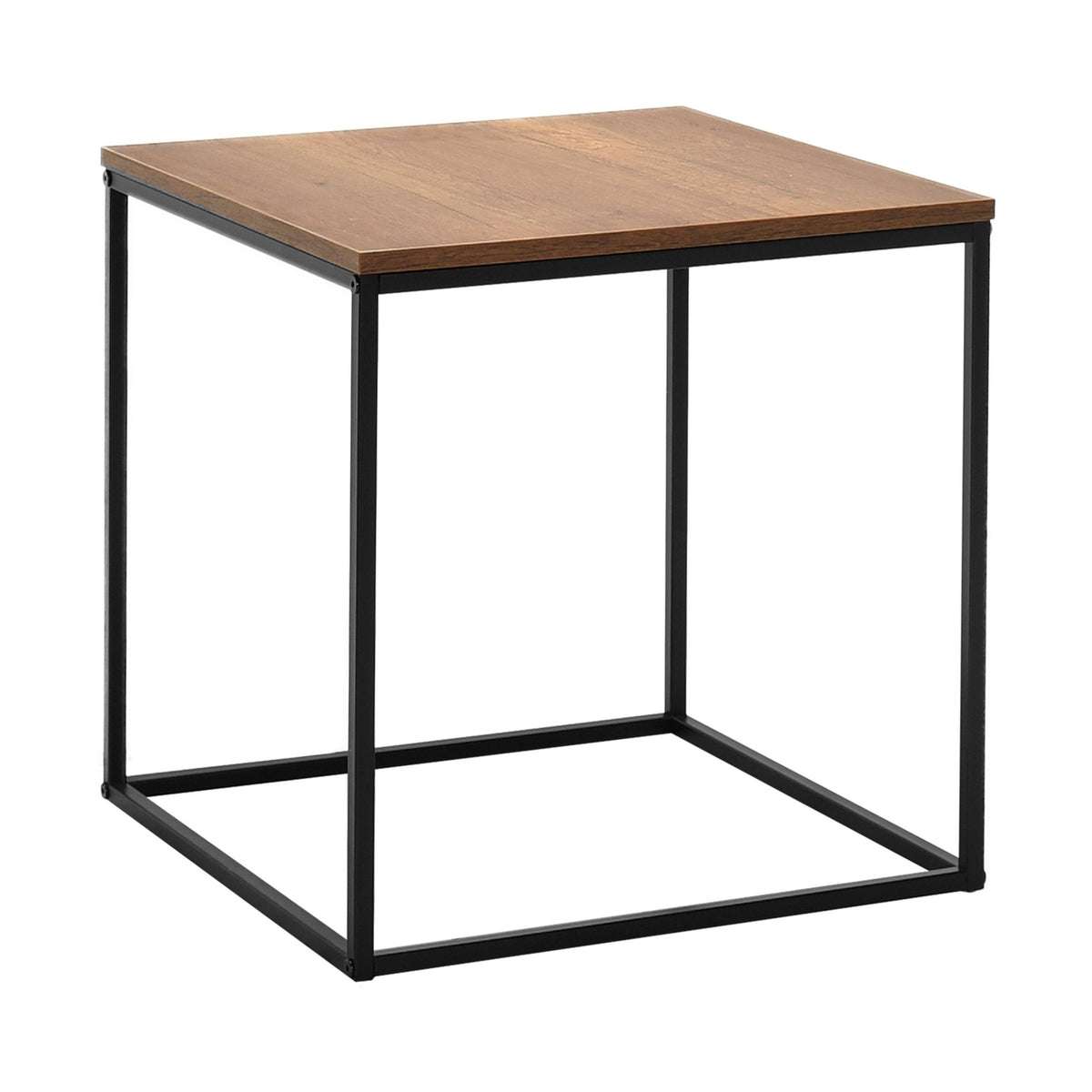 Βοηθητικό Τραπεζάκι Gorgopi Καρυδί 50x50x52 εκ. Μελαμίνης - Pakobazaar
