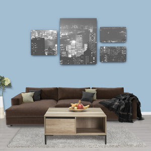 Τραπεζάκι Σαλονιού Makrino Taupe 90x90x42 εκ. Μελαμίνης - Pakobazaar