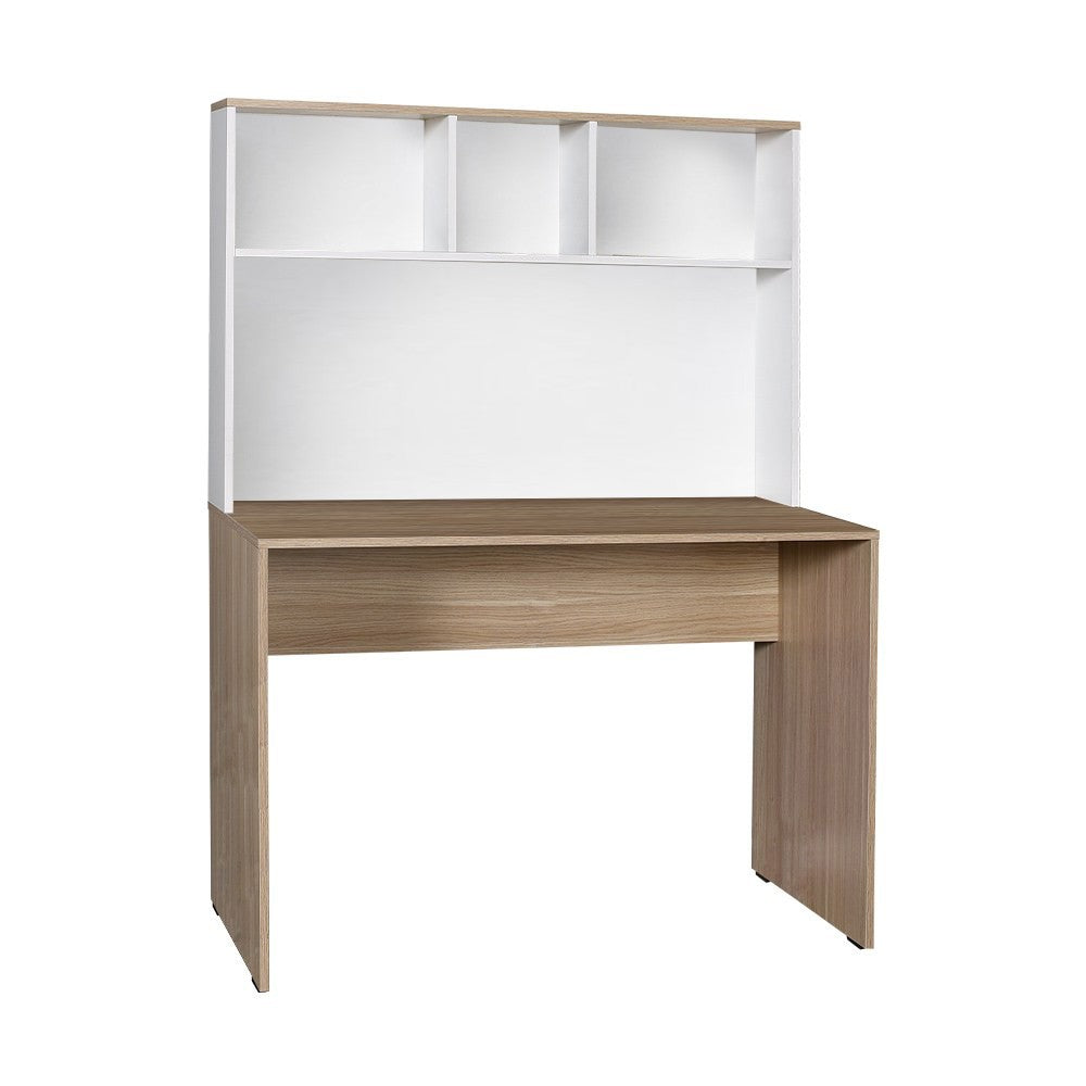 Γραφείο Siviri Δρυς - Λευκό 110x52x149 εκ. Μελαμίνης