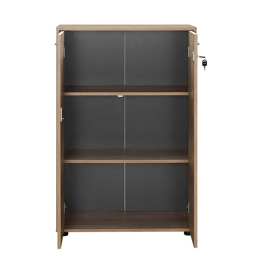 Βιβλιοθήκη Koufo Δρυς 72x34x110 εκ. Μελαμίνης