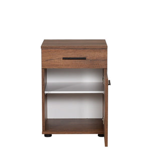 Κομοδίνο Arnissa Oslo - Καρυδί 40x39x57 εκ. Μελαμίνης