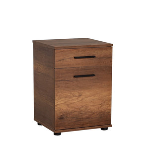 Κομοδίνο Arnissa Oslo - Καρυδί 40x39x57 εκ. Μελαμίνης