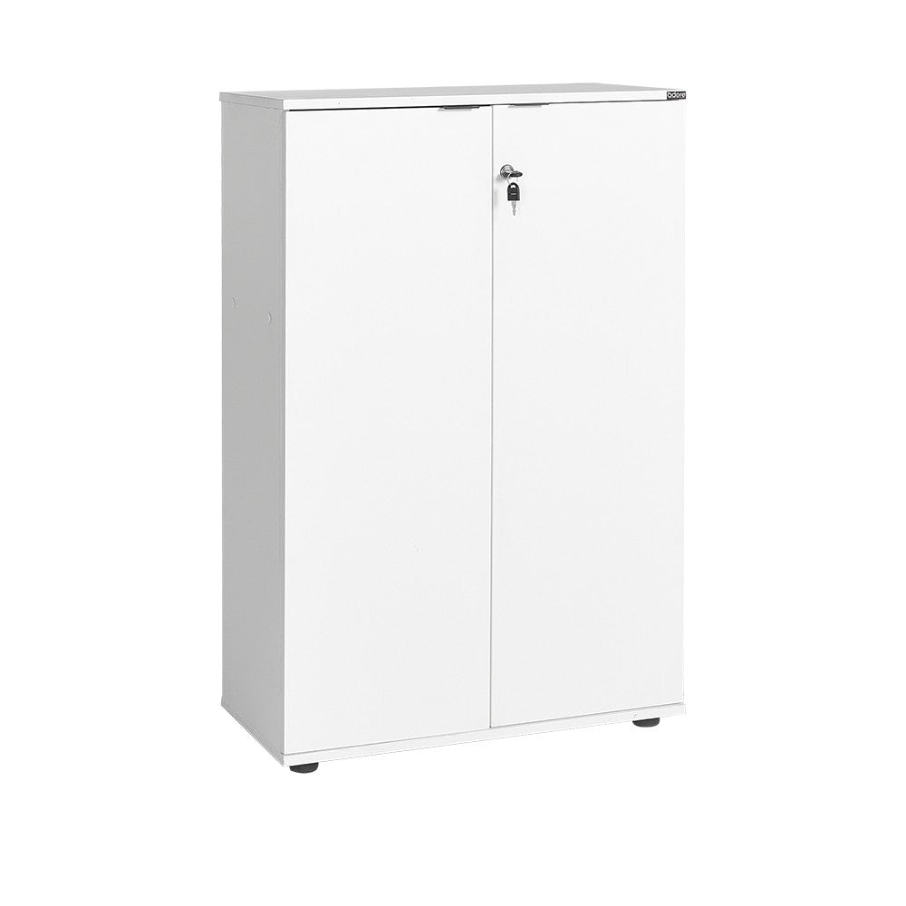 Βιβλιοθήκη Atalanti Λευκό Diamond 72x34x109 εκ. Μελαμίνης