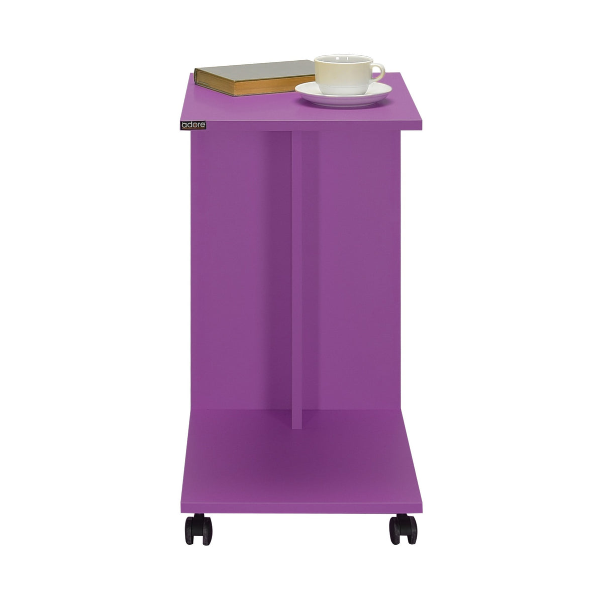 Βοηθητικό Τραπεζάκι Gomati Μωβ 35x45x65 εκ. Μελαμίνης