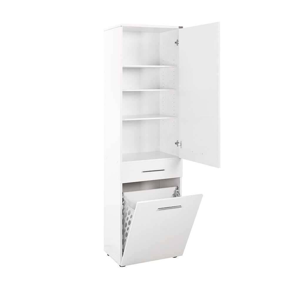 Στήλη Αποθήκευσης Ammotopos Λευκό 52x38x187 εκ. Μελαμίνης