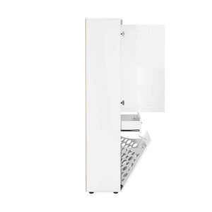 Στήλη Αποθήκευσης Ammotopos Λευκό 52x38x187 εκ. Μελαμίνης