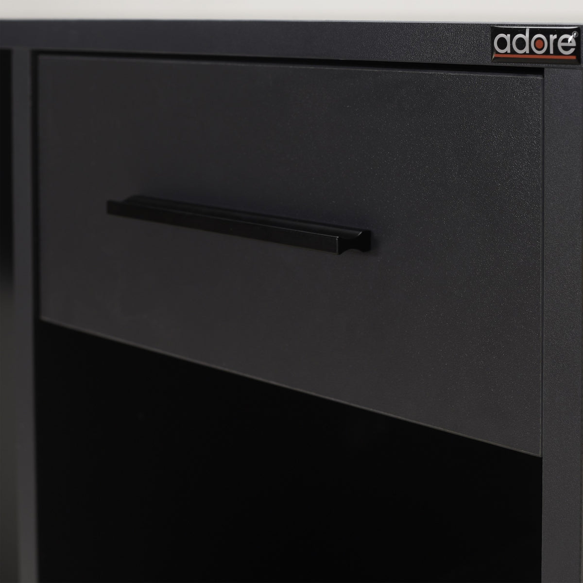 Γραφείο Koroneia Ανθρακί 90x52x75 εκ. Μελαμίνης