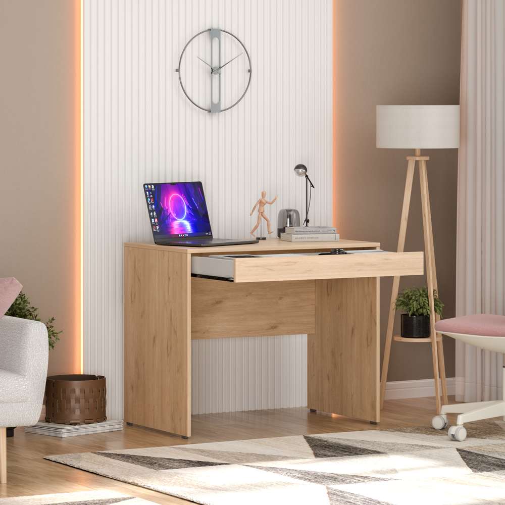 Γραφείο Kanalaki Δρυς 90x55x75 εκ. Μελαμίνης