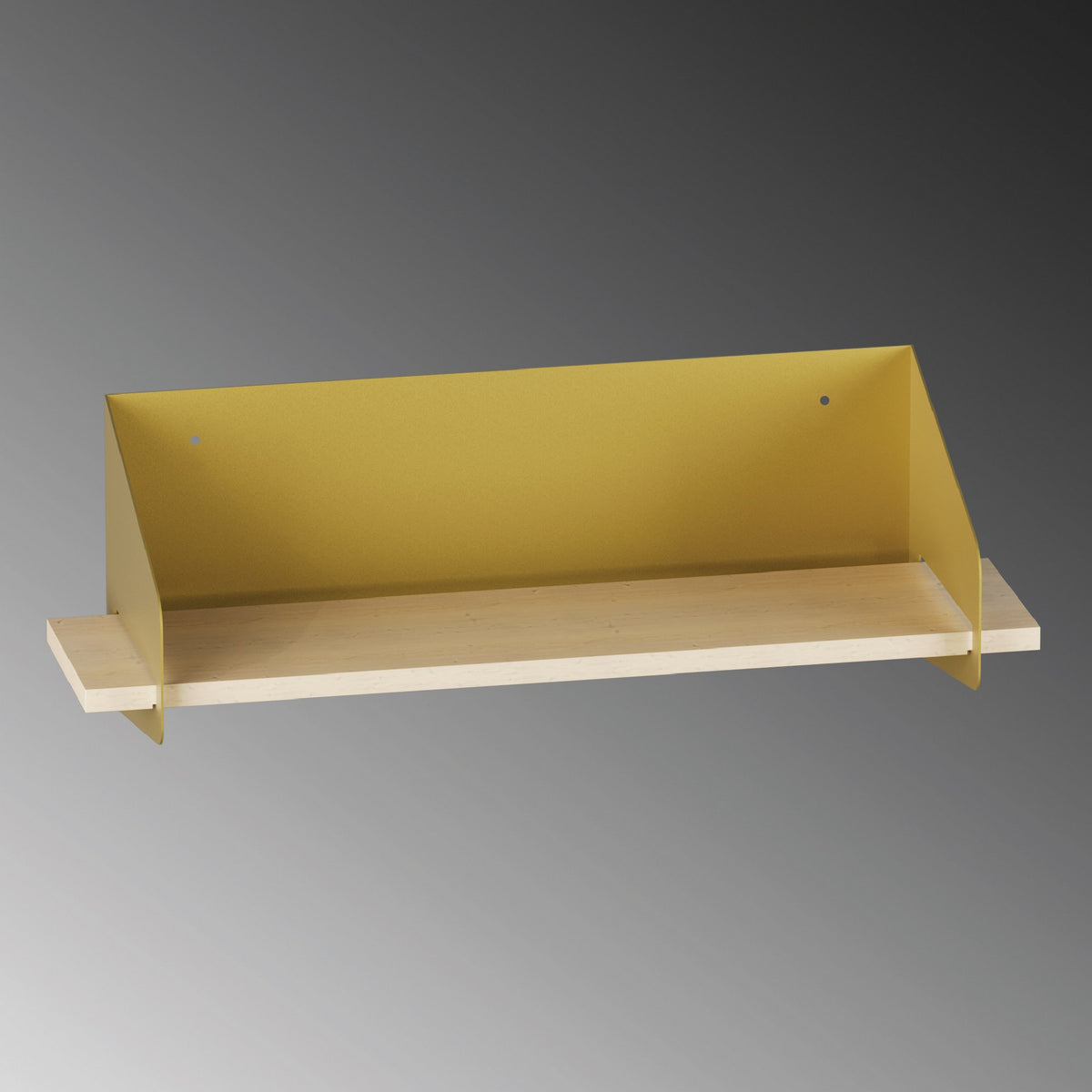Ράφι Τοίχου Lempa Χρυσό 60x19x20 εκ.