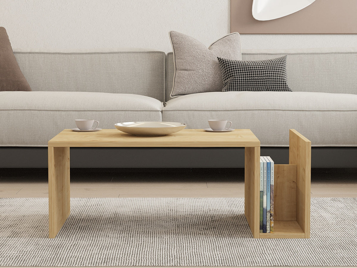 Τραπεζάκι Σαλονιού Velies Δρυς Sapphire 86.8x50x32.4 εκ. Μελαμίνης