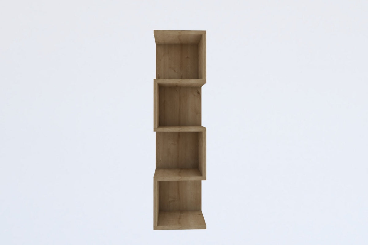 Βιβλιοθήκη Pyrgi Δρυς Sapphire 25x27x95 εκ. Μελαμίνης