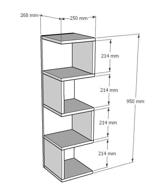 Βιβλιοθήκη Pyrgi Δρυς Sapphire 25x27x95 εκ. Μελαμίνης