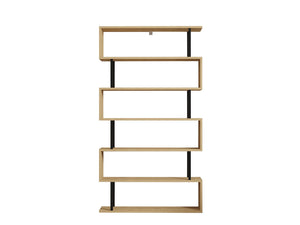 Βιβλιοθήκη Aigeira Sapphire 90x22x162.6 εκ. Μελαμίνης