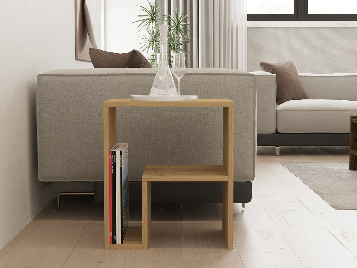 Βοηθητικό Τραπεζάκι Igoumenitsa Δρυς Sapphire 52x30x45 εκ. Μελαμίνης