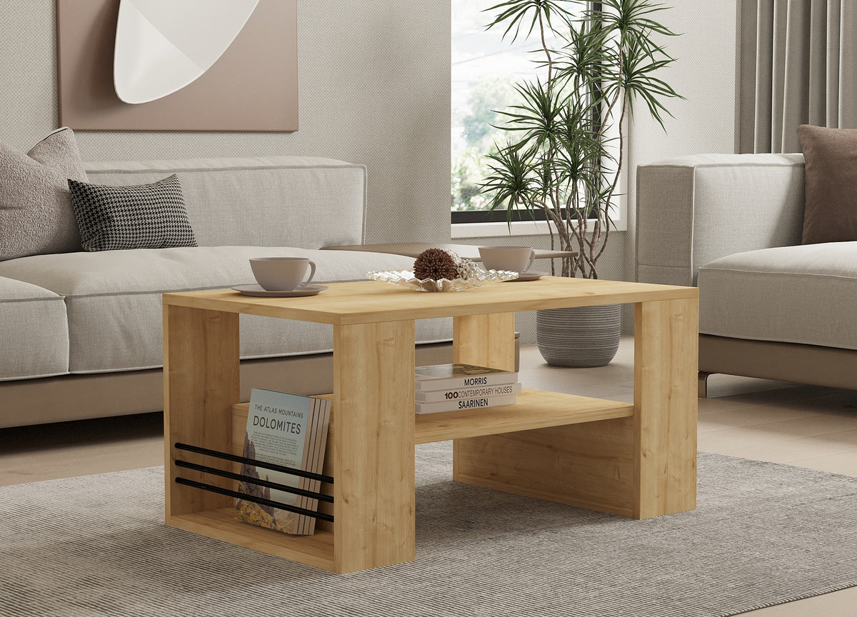 Τραπεζάκι Σαλονιού Skopos Sapphire 80x50x40 εκ. Μελαμίνης
