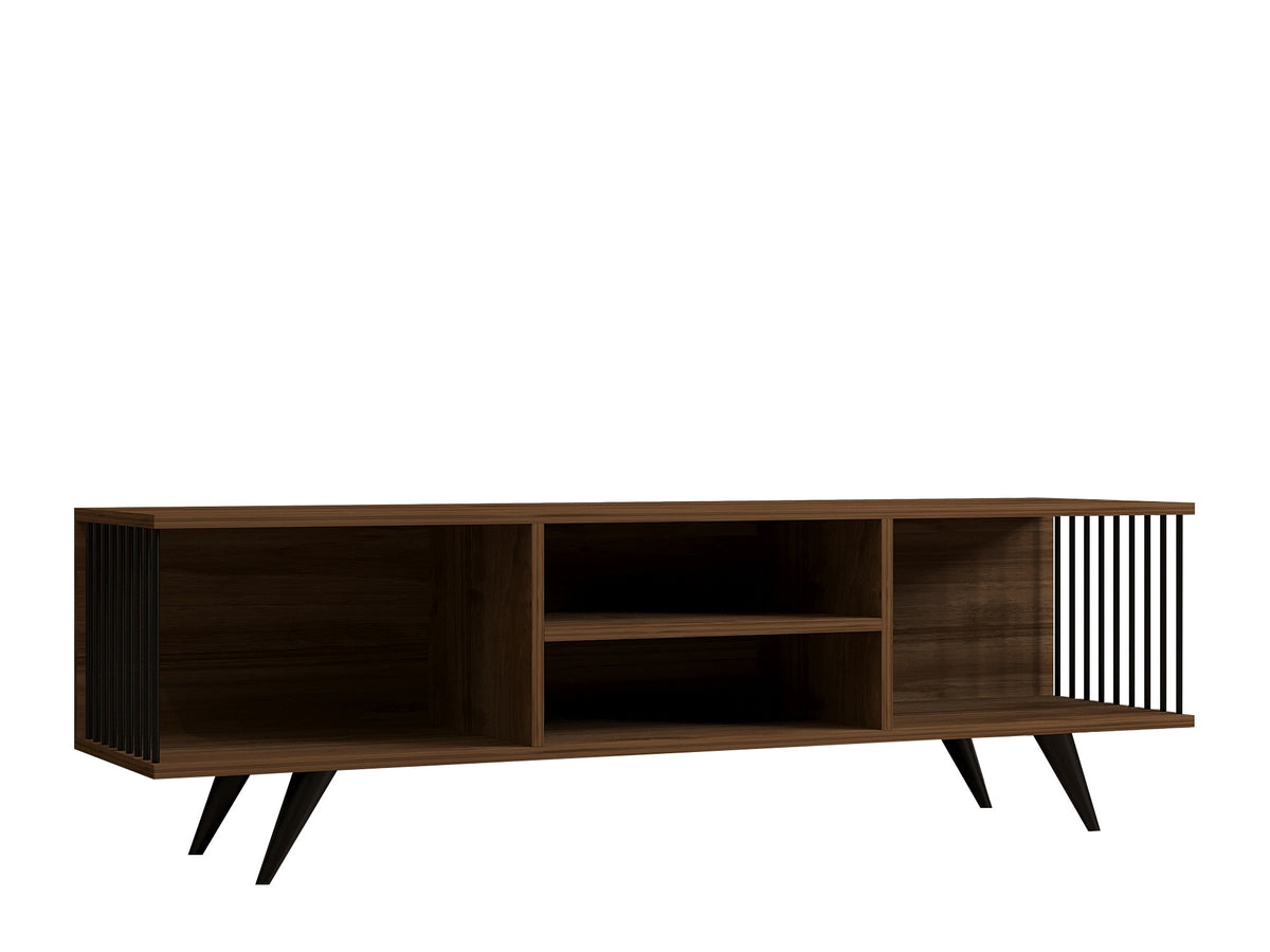 Έπιπλο Τηλεόρασης Fyti Καρυδί 160x40x48.6 εκ. Μελαμίνης