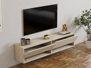 Σύνθεση Τηλεόρασης Mytikas Travertine 141x30x31 εκ. Μελαμίνης