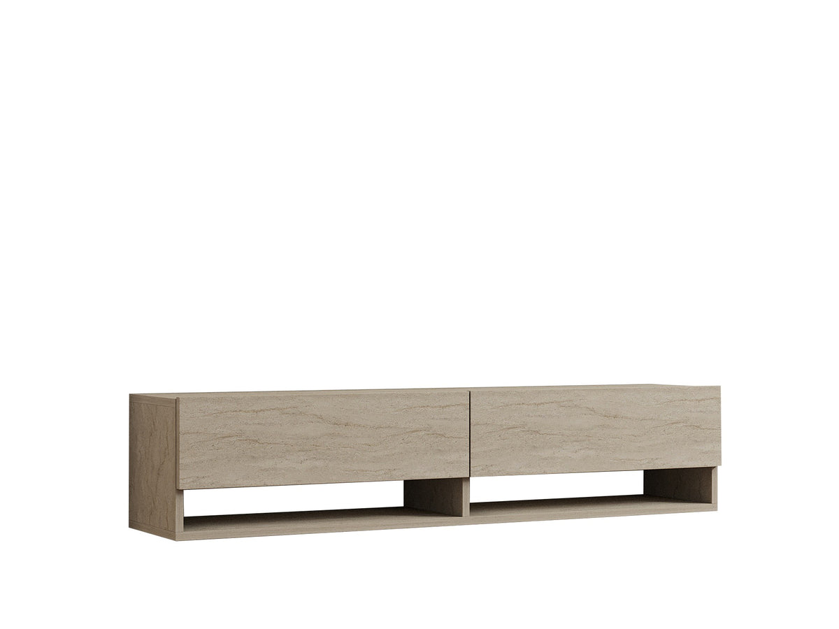 Σύνθεση Τηλεόρασης Mytikas Travertine 141x30x31 εκ. Μελαμίνης