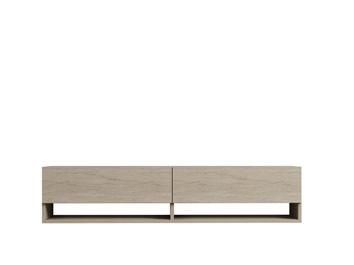 Σύνθεση Τηλεόρασης Mytikas Travertine 141x30x31 εκ. Μελαμίνης
