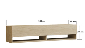 Σύνθεση Τηλεόρασης Mytikas Travertine 141x30x31 εκ. Μελαμίνης