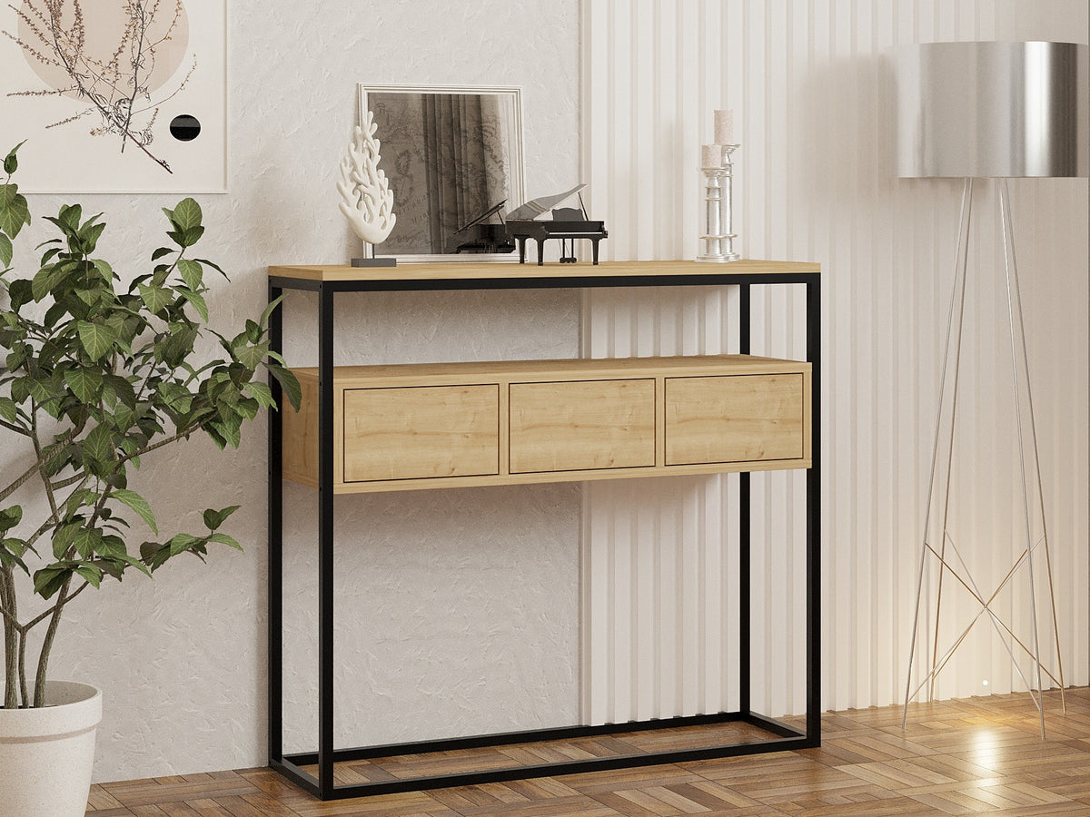 Κονσόλα Agriolouloudo Sapphire 90x34x70 εκ. Μελαμίνης