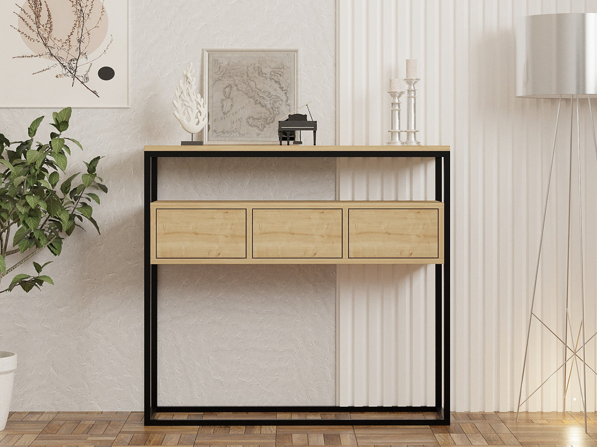 Κονσόλα Agriolouloudo Sapphire 90x34x70 εκ. Μελαμίνης