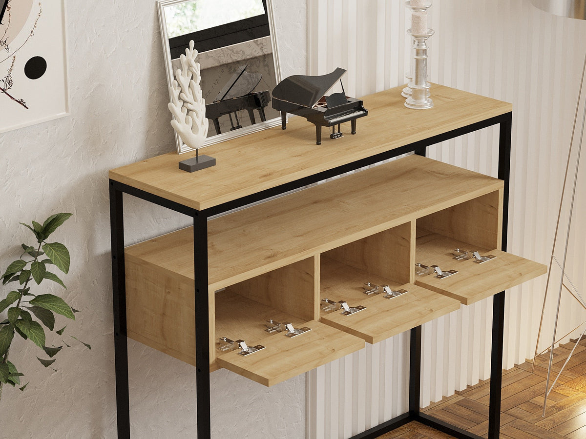 Κονσόλα Agriolouloudo Sapphire 90x34x70 εκ. Μελαμίνης