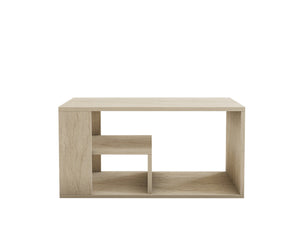 Τραπεζάκι Σαλονιού Peplos Travertine 80x40x50 εκ. Μελαμίνης