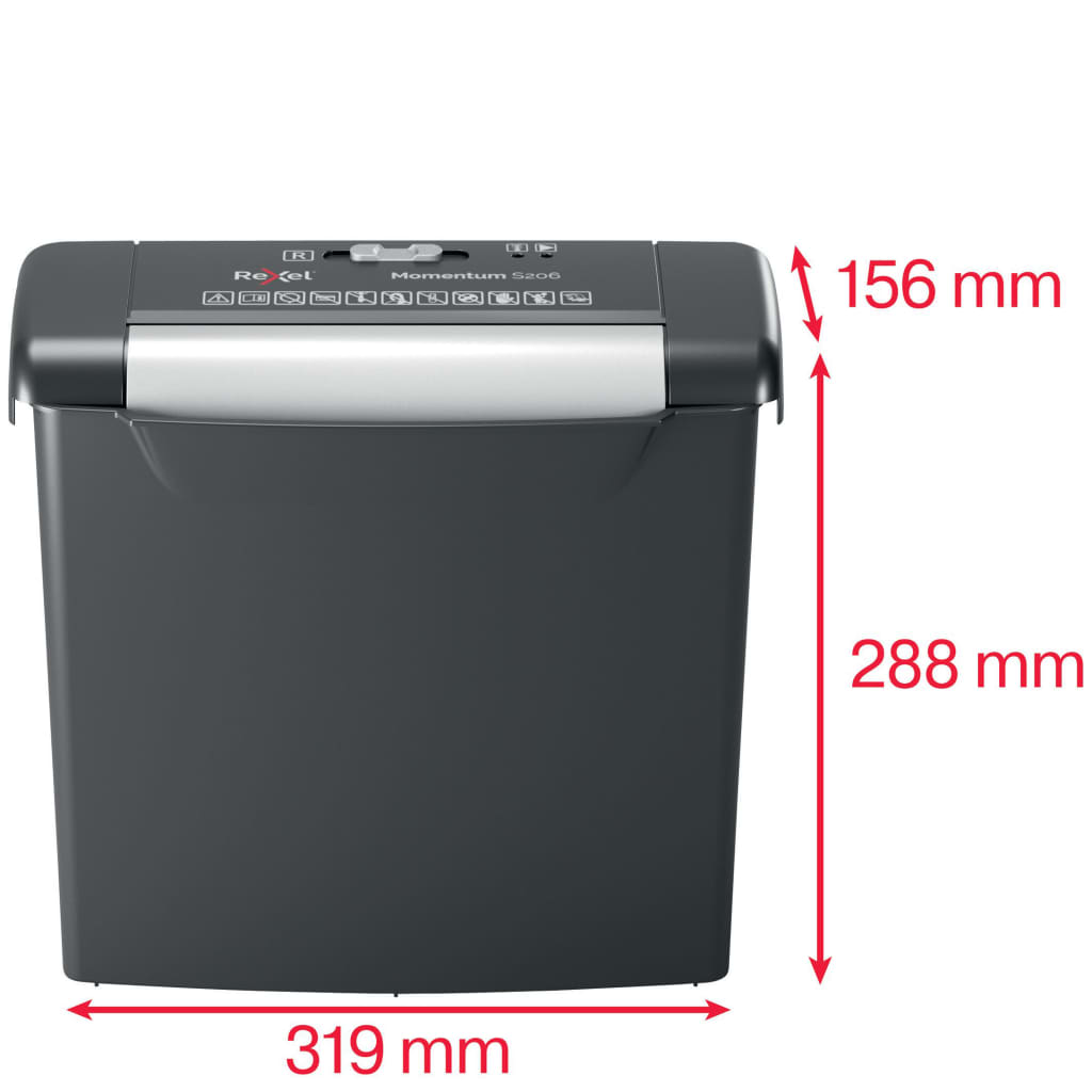 Rexel Καταστροφέας Εγγράφων Momentum S206 P2
