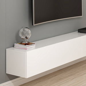 Σύνθεση Τηλεόρασης Taygetos Λευκό 180x32x30 εκ. Μελαμίνης