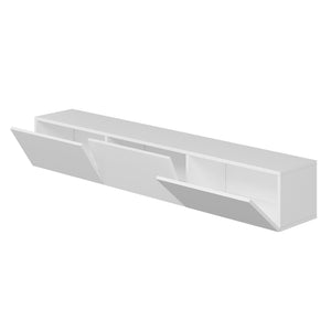 Σύνθεση Τηλεόρασης Taygetos Λευκό 180x32x30 εκ. Μελαμίνης