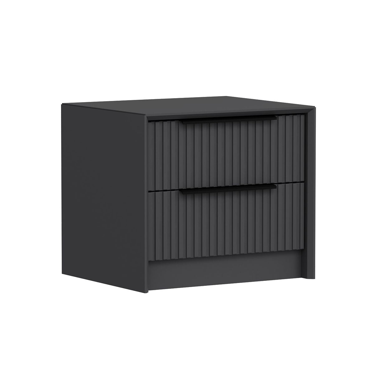 Κομοδίνο Ithaki Ανθρακί 45x45x53 εκ. Μελαμίνης