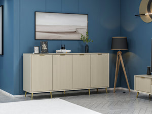 Κονσόλα Aoos Αμμόλιθος 180x45x90 εκ. Μελαμίνης