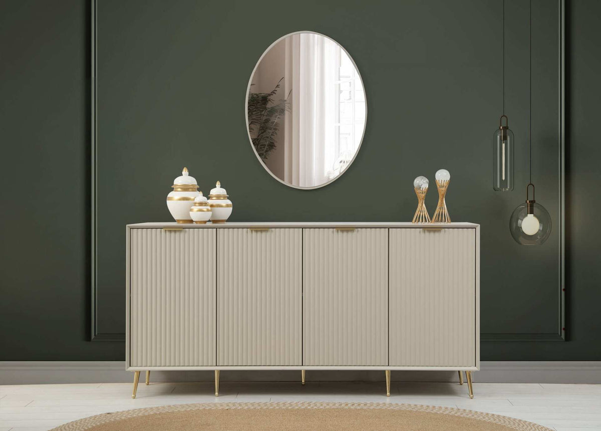Κονσόλα Ithaki Αμμόλιθος 180x45x90 εκ. Μελαμίνης - Pakobazaar