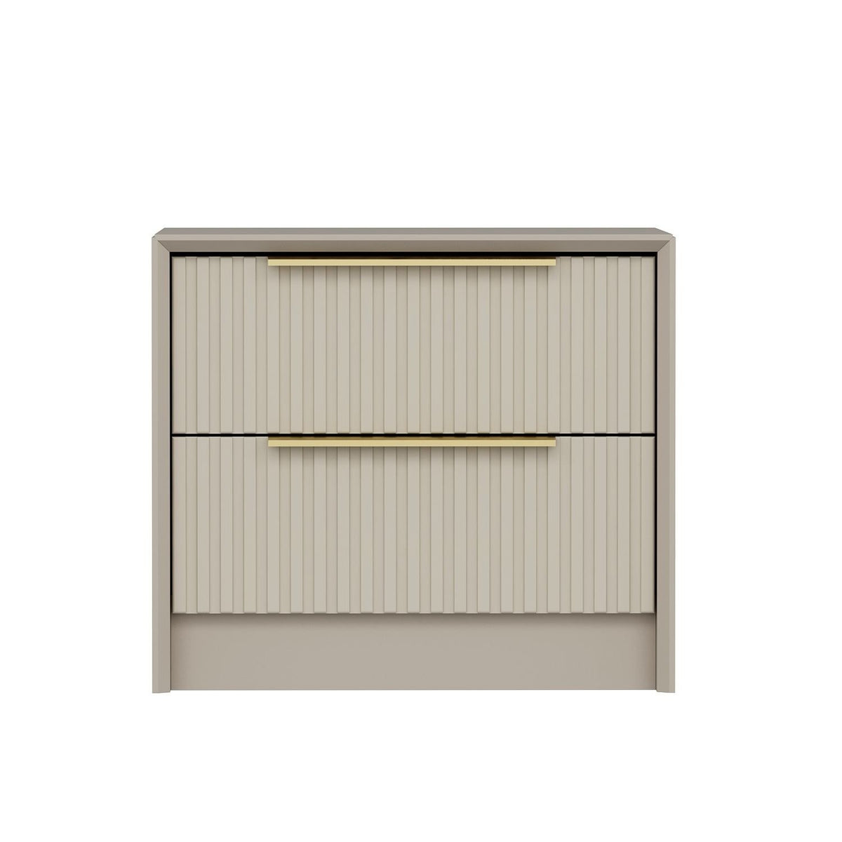 Κομοδίνο Ithaki Με Ράφια Πέτρα 53x45x45 εκ. Μελαμίνης