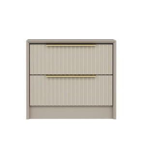 Κομοδίνο Ithaki Με Ράφια Πέτρα 53x45x45 εκ. Μελαμίνης