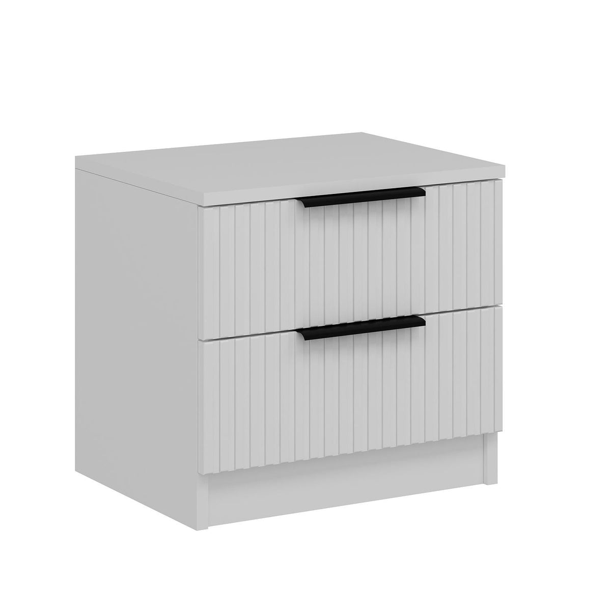 Κομοδίνο Ithaki Λευκό 50x40x47 εκ. Μελαμίνης Κωδ. Plus 7910